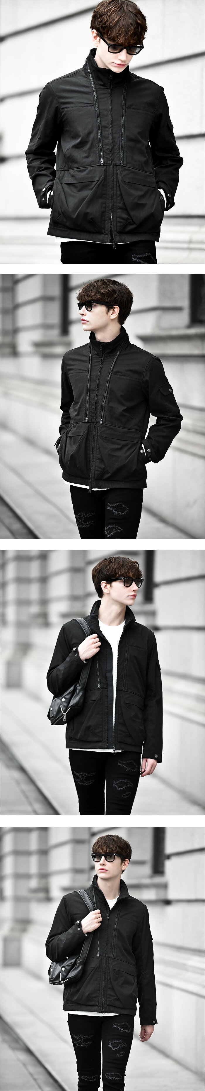 PILOTA - JKT(ピロータ ジャケット) ハイネック ミリタリーブルゾン BUFFALOBOBS バッファローボブズ