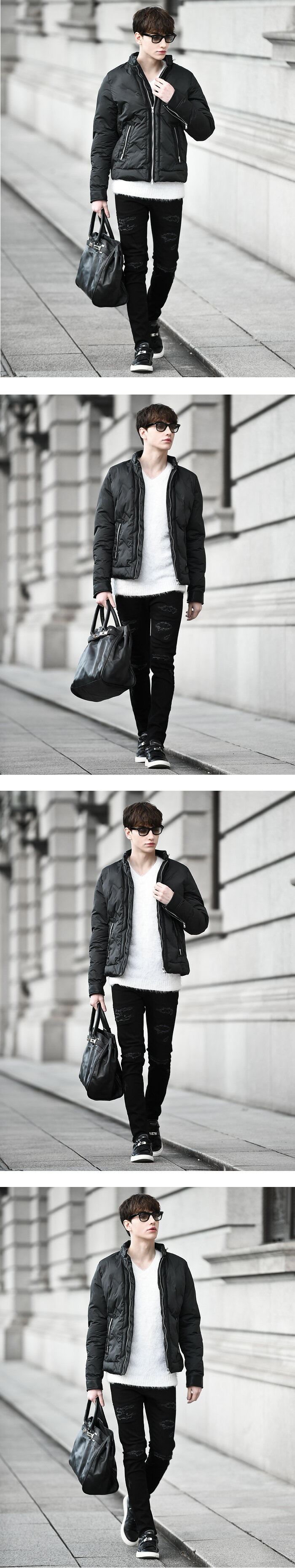 VINCENT-RIDER(ヴィンセント-ライダー)シームレス ダウンジャケット BUFFALO BOBS バッファローボブズ ダウンジャケット ライダース