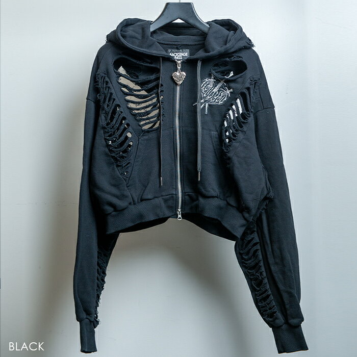 DESTROY HOODIE-VEIN-S(�ǥ��ȥ����ա��ǥ��� ��������-����) ������ȥ���᡼�� ���åץ��å� ����å���ѡ����� BACKSTAGE P...
