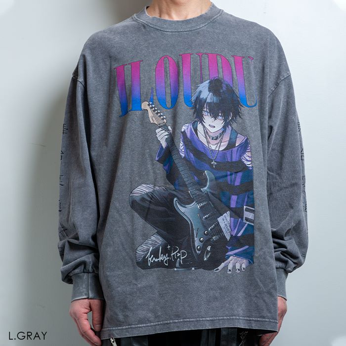 【黒野京×BACKSTAGE PASS コラボ】VANDALISM(ヴァンダリズム) ピグメント加工 オーバーサイズ ロンT BACKSTAGE PASS バックステージパス バッファローボブズ