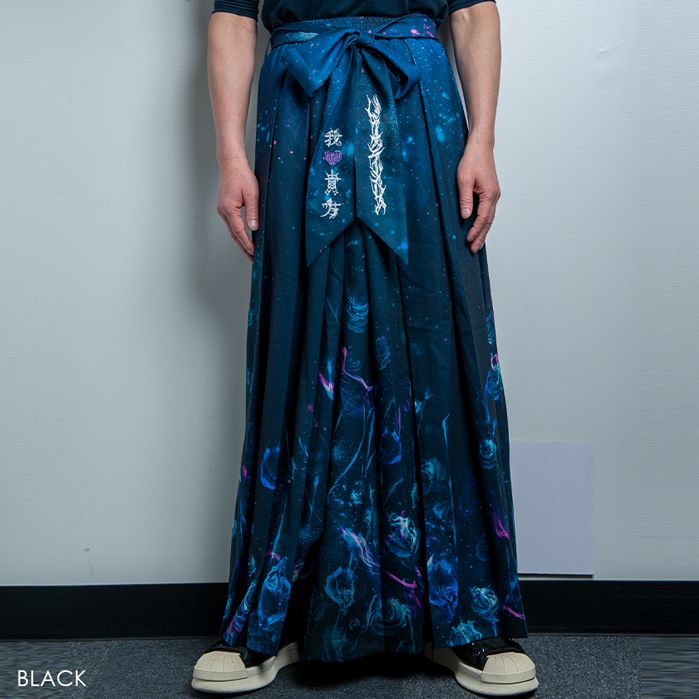 WABI-SKULLS N' ROSES(ワビ-スカルンローゼス)ハカマパンツ BACKSTAGEPASS バックステージパス