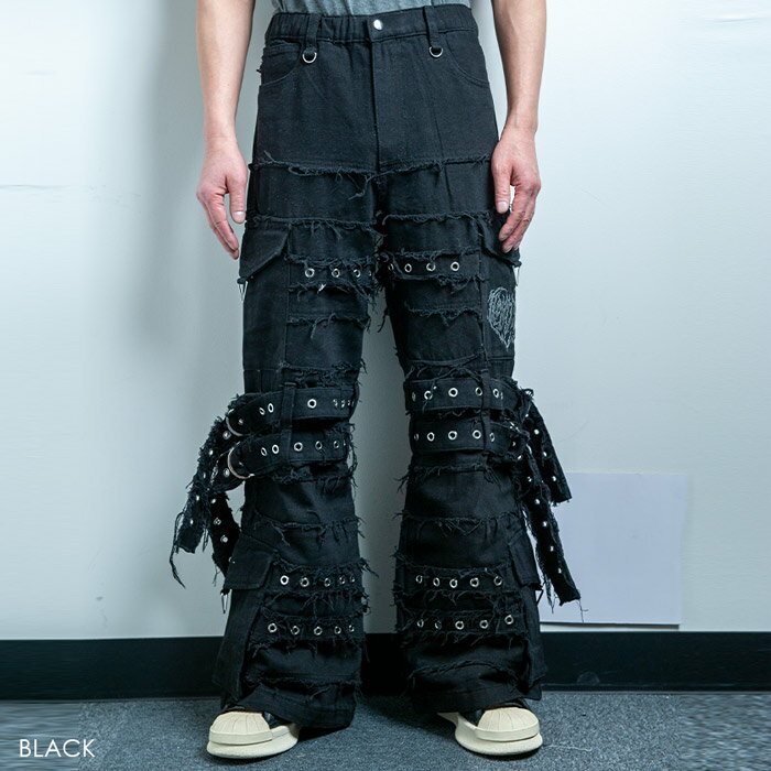 Rakuten - JIM M(ジム エム)ベルトデザイン カーゴパンツ BACKSTAGEPASS バックステージパス