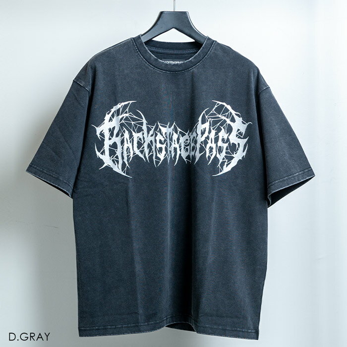 Rakuten - SPIDER WEB(スパイダーウェブ)ビッグシルエット クルーネック プリント Tシャツ BACKSTAGE PASS バックステージパス
