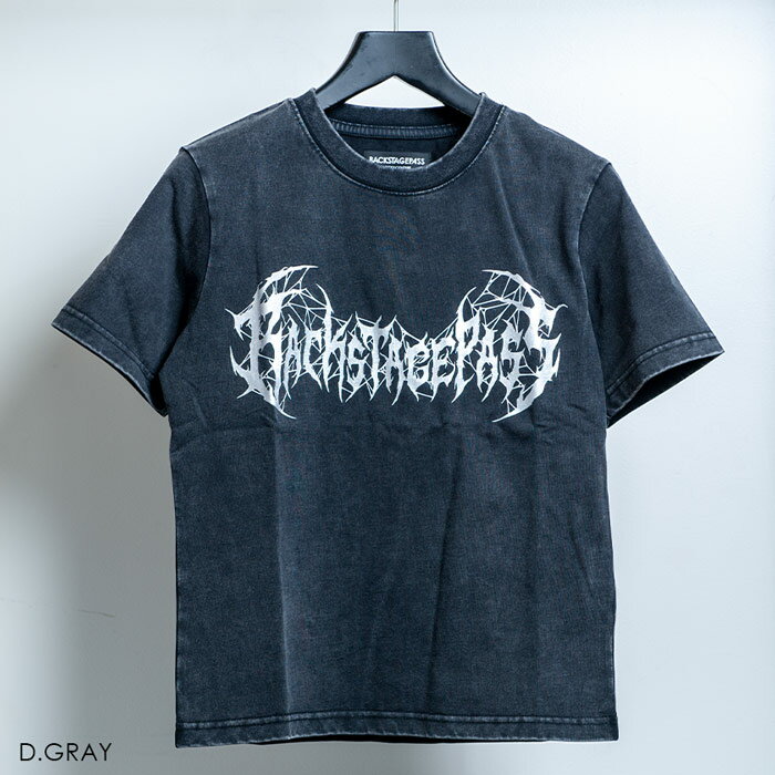 Rakuten - SPIDER WEB-S(スパイダーウェブ-エス)クルーネック プリント チビTシャツ BACKSTAGE PASS バックステージパス
