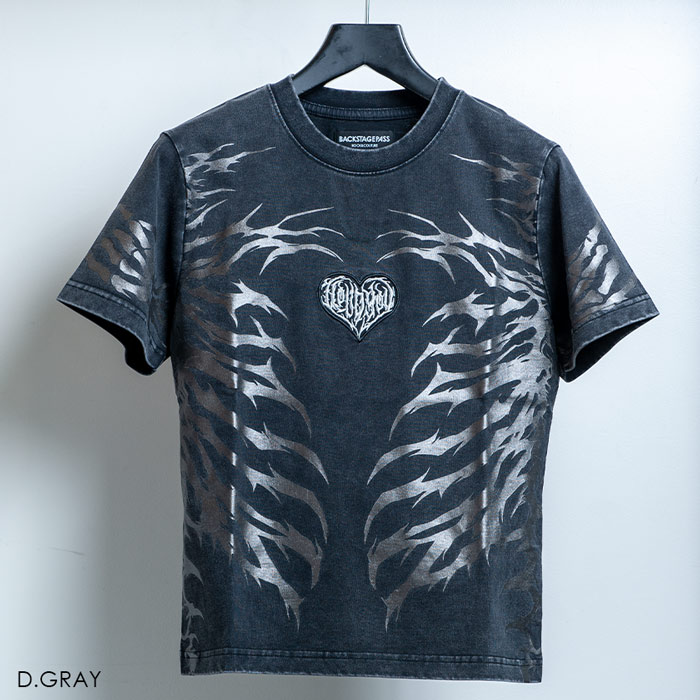 Rakuten - CRIMSON GHOST-S(クリムゾン ゴースト-エス)クルーネック プリント チビTシャツ BACKSTAGE PASS バックステージパス