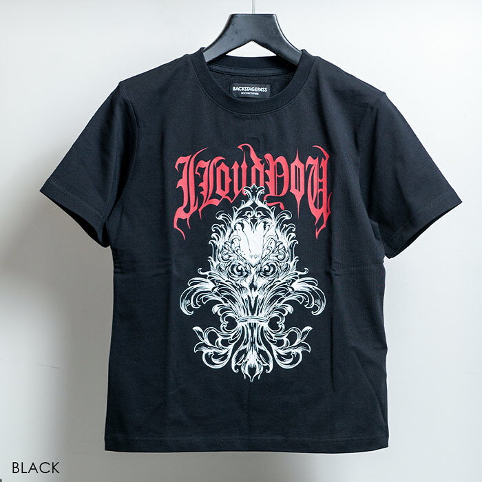 Back Stage PASS ケミカルウォッシュ デニムパンツ＋Tシャツセット 