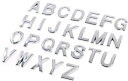 【送料無料】切り文字 シルバー アルファベット 英字 A〜Z セット 高さ5cm 立体仕上げ おしゃれ ギフト プチギフト 贈り物 プレゼント リッチボーイ