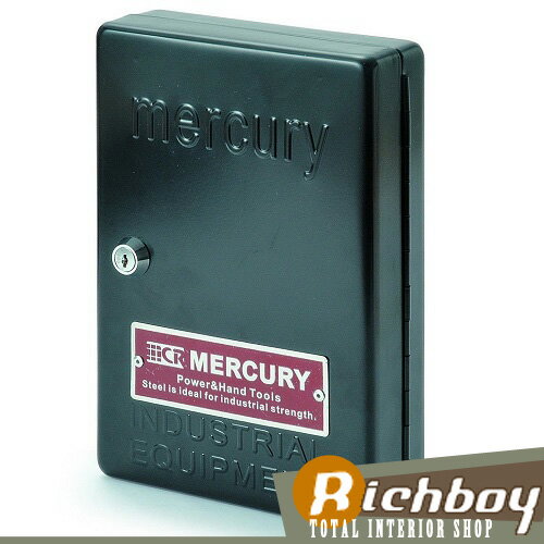 【送料無料】 MERCURY マーキュリー KEY CABINET キーキャビネット スチール製 BLACK ブラック インテリア ガレージ キーボックス C110 【インテリア雑貨の専門店 オシャレ 壁掛け 鍵付き キー インテリア おしゃれ 雑貨 リッチボーイ】