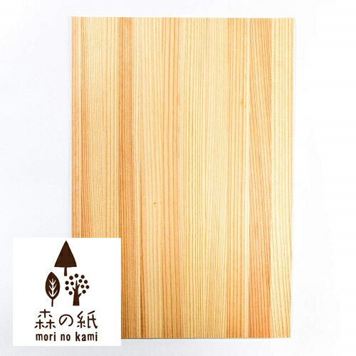 【送料無料】森の紙 極薄 天然木の紙 杉 葉書サイズ 100枚入り お徳用 インクジェットプリンター印刷 インテリア雑貨の専門店 ギフト 贈り物 プチギフト お...