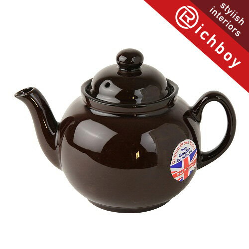 【送料無料】BROWN BETTY ブラウンベティー ティーポット 2カップ ロゴなし UKモデル 英国製 Cauldon Ceramics インテリア雑貨の専門店 キッチン用品 食器 調理器具 洋食器 北欧 ティーポット おしゃれ かわいい プレゼント プチギフト 贈り物 リッチボーイ