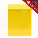 【送料無料】シンプル おしゃれ かわいい 郵便ポスト イエロー 黄色 郵便受け 鍵付き 高さ29×幅22×厚さ6.5 プレゼント メールボックス ポスト エクス...