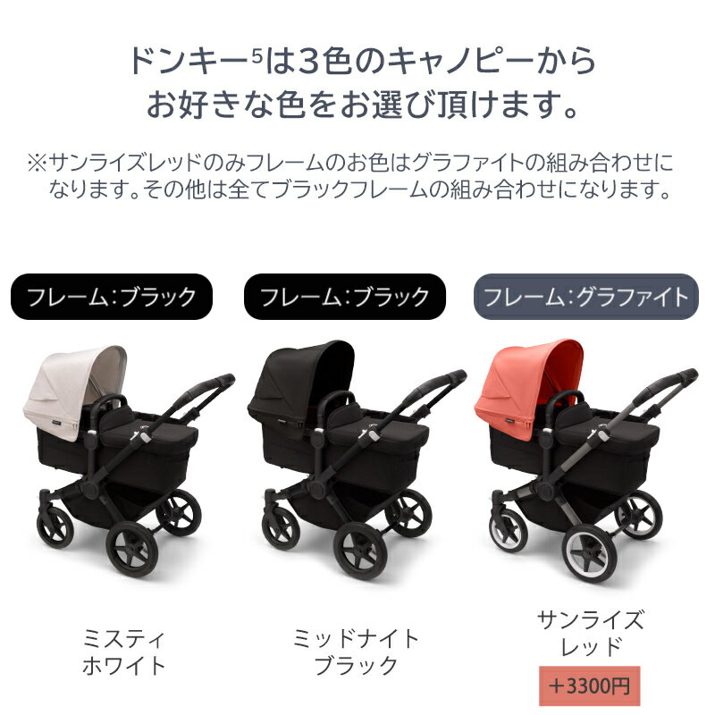 【公式】 バガブー ドンキー5 モノ コンプリートセット Bugaboo Donkey5 MONO 4年保証 レビューでネームタグプレゼント ベビーカー a型 新生児 双子 二人乗りベビーカー 2人乗りベビーカー 年子