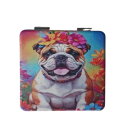 コンパクトミラー ブルドッグ 等倍拡大2面鏡 BULLDOG ギフト 両面プリント