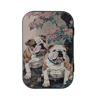 Rakuten - ブルドッグ　スチール缶【1】　おやつ缶　サプリケース　BULLDOG　ギフト　お出かけ　旅行