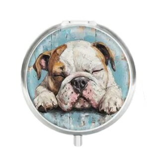 Rakuten - 【2】BULLDOG　サプリケース　ブルドッグ　ブル雑貨　ブルグッズ　ピルケース
