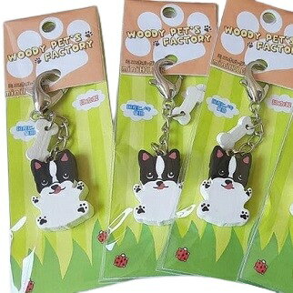 ★ミニサイズ★フレンチブルドッグ ウッドチャーム 日本国産の間伐材 ヒノキ使用 手作り ハンドメイド