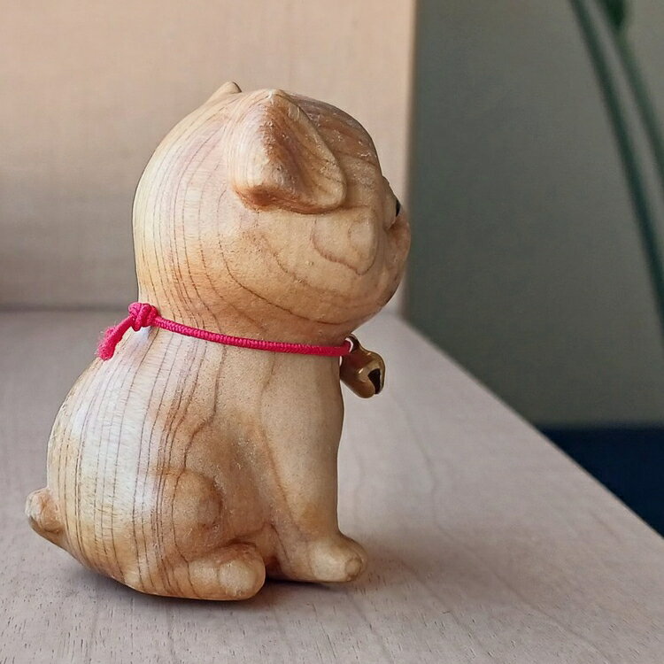 ▼再入荷▼パグ インテリア 木製 ディスクトッ...の紹介画像2