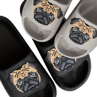 ▼再再入荷▼ パグ スリッポンサンダル シャワーサンダル ベランダサンダル スリッパ スリッポン 屋内外可 EVAサンダル PUG