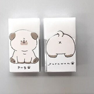 入学準備　パグ　消しゴム　香り付き　ゆるぱぐ　文具　プチギフト　新学期　入学　小学校