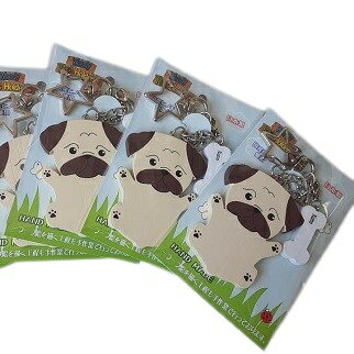 Rakuten - ▼再入荷▼パグ　ウッドチャーム　日本国産の間伐材ヒノキ使用　手作り　ハンドメイド