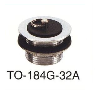 真鍮共栓(ゴム栓付き）[TO-184G/32A]