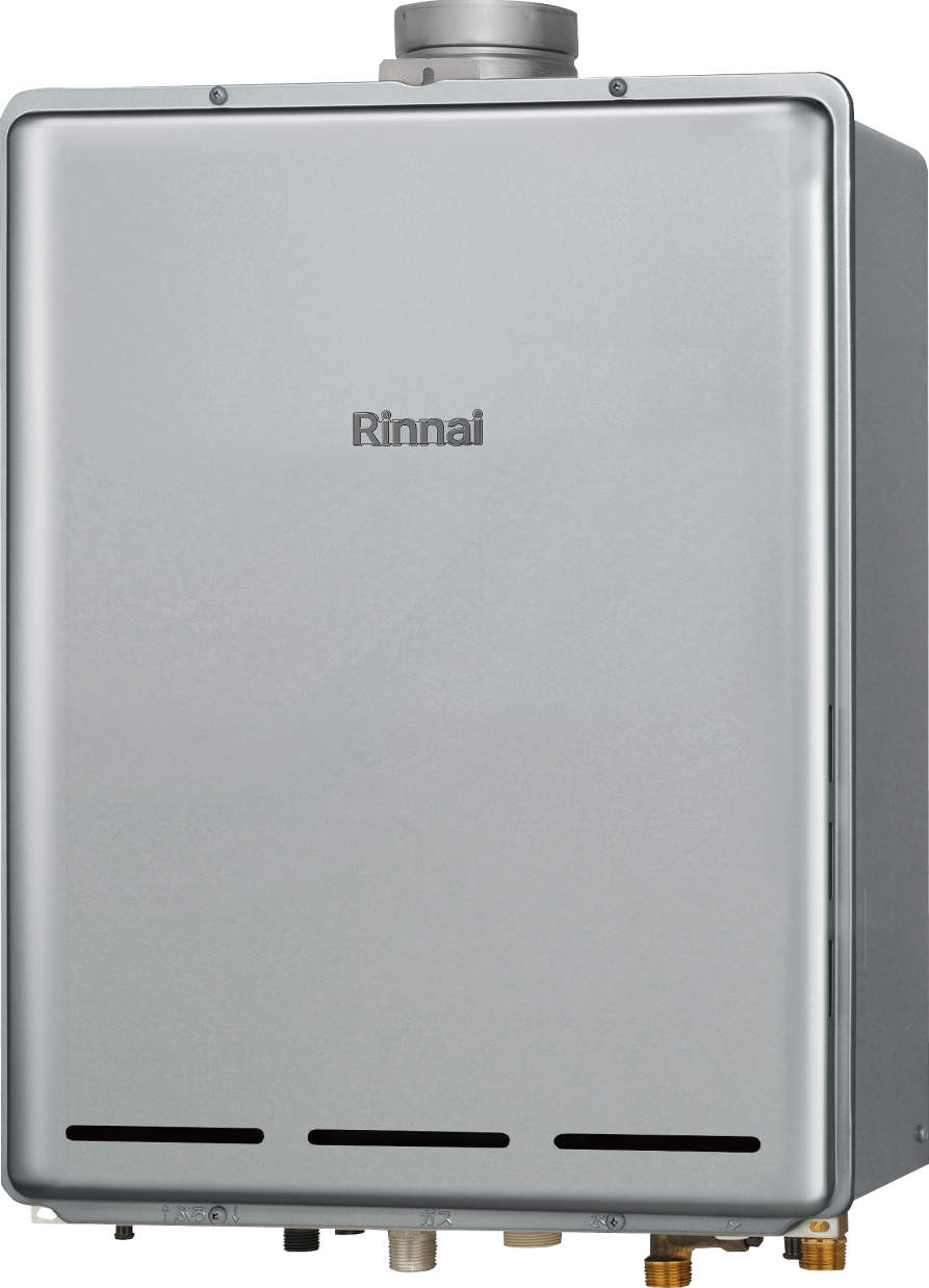 リンナイ 給湯器【RUF-EP1611SAU(B)】都市ガス エコジョーズオートガスふろ給湯器　16号PS扉内上方排気..
