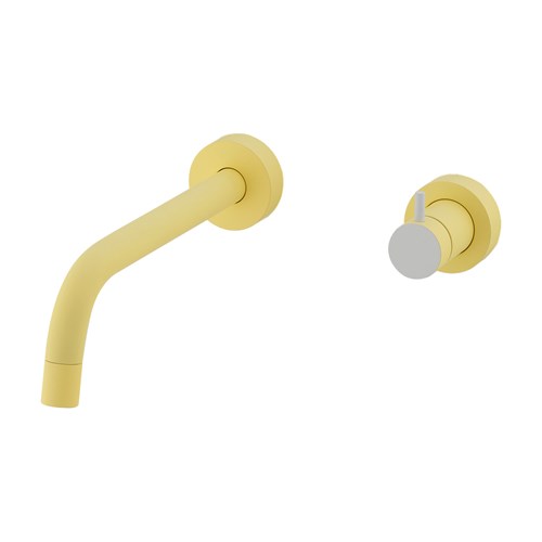 カクダイ【722-007-Y】壁付水栓//フロストレモン 90度開閉ハンドル 水栓金具