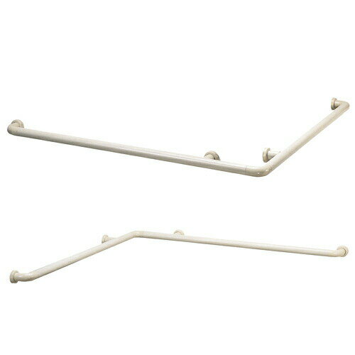 カクダイ 手すり ソフトにぎりバーL2型 34×500×500×150 2436W-A 水道材料【純正品】