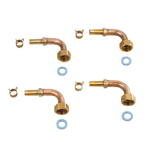 カクダイ ペア耐熱管部品セット (エルボ) 10A 416-411 水道材料 【純正品】