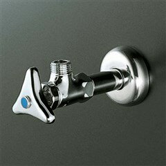 KVK アングル形止水栓 青ビス付 K6P2B 単水栓 K6P2B【純正品】