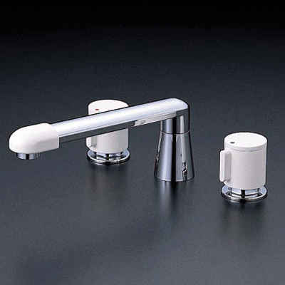 KVK 2ハンドル混合栓 (ユニオン接続) KM82GTL【純正品】