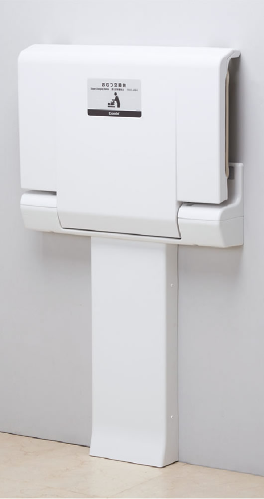 OK-21F 【横型】おむつ交換台 (コンビウィズ株式会社製品) OK21F 公共施設やショッピングセンター、駅等のトイレにあるオムツ交換台 [代引不可・メーカー直送便のみ] 横型おむつ交換台【純正品】