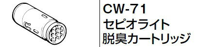LIXIL リクシル CW-71 シャワートイレ 脱臭カートリッジ 交換用 脱臭カートリッジセピオライト INAX イナックス トイレ シャワートイレ用付属部品 【純正品】
