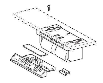 INAX LIXIL・リクシル トイレ 部品 【354-1415C-SET】 電池・ビス付インテリアリモコンキット(流ス)【..
