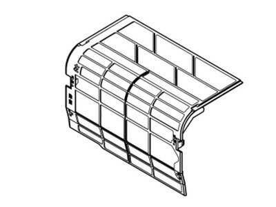 ACRD00-00080 パナソニック Panasonic エアコン(CS-2* 数字で始まる) エアフィルター(左側用)【純正品】