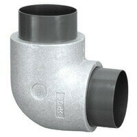 ベンテック 【VB-KE110MW】 断熱エルボ　90°　100φ　両側アダプター付 気調システム部材 断熱エルボ