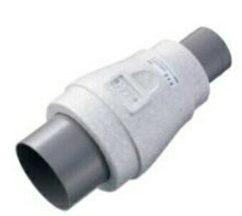 ベンテック 【VB-KK075M】　断熱片落管　（φ50⇔φ75）ダクト用中間部材