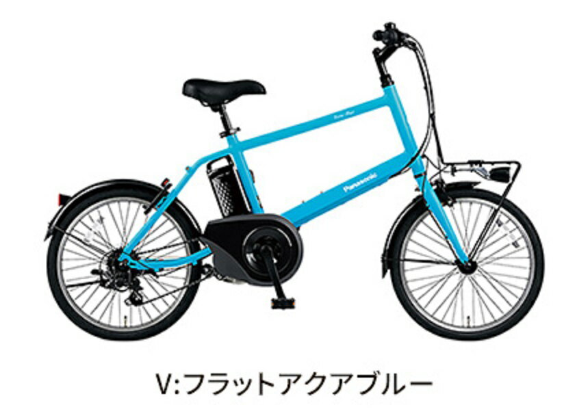 電動自転車 電動アシスト自転車 パナソニック ベロスター・ミニ Velo-Star ELVS075-V フラットアクアブルー （旧 BE-ELVS074V） 20インチ 7段変速 2023