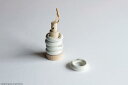 リングセット(磁器製リング形箸置き5個セット・木台付き)【 ceramic japan / セラミックジャパン】