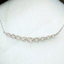 ダイヤモンド ネックレス ライン 0.30ct ダイヤ グラデーション k18 18金 ゴールド YG PG WG ペンダント ラインネックレス レディース ジュエリー 人気 スキンジュエリー プレゼント 記念日 送料無料