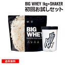 バルクスポーツ ビッグホエイ ホエイプロテイン WPC 1kg チョコ バナナ 男性 女性 プロテイン 送料無料 ギフト 無添加 シェイカー 500ml 付き 持ち運び お試しセット 初心者 シェイカーセット