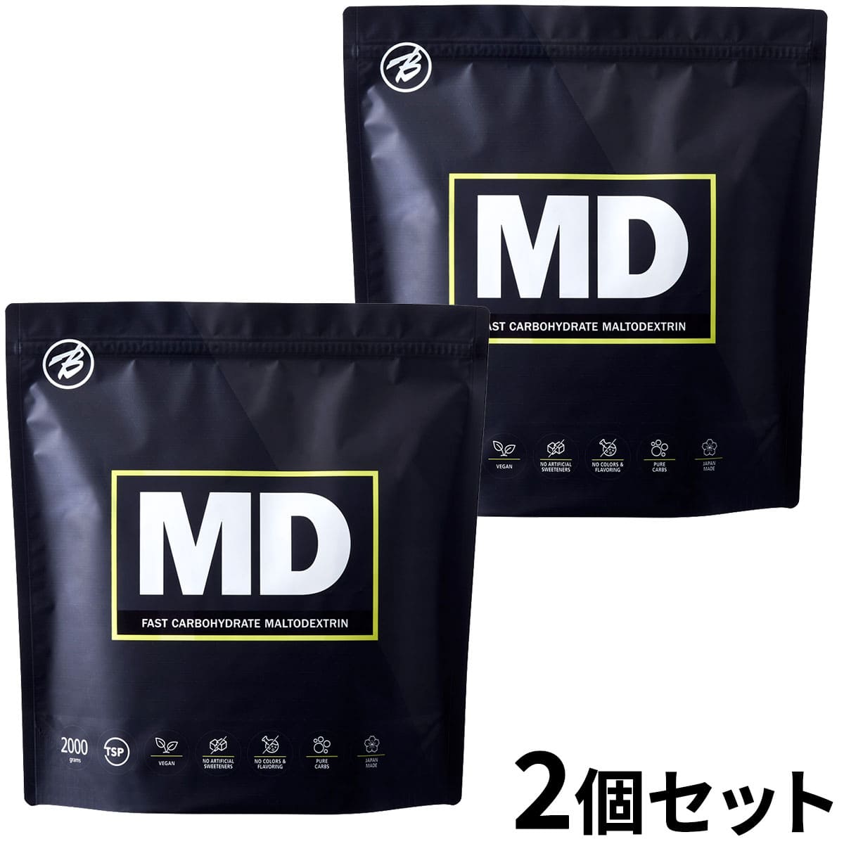 バルクスポーツ MD マルトデキストリン マルトデキストリンパウダー 2kg×2個セット ノンフレーバー 粉飴 筋トレ ギフト 1