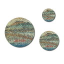 日本製 浮世絵 ステッカー 3点セット 丸型 新品 嵐山 ホログラム グロス 日本の美しさ お土産 プレゼント おしゃれ キラキラ 派手 和柄 着物 歴史【ホログラム仕様で防水&光沢】