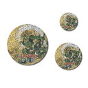 日本製 浮世絵 ステッカー 3点セット 丸型 新品 風神 ふうじん ホログラム グロス 日本の美しさ お土産 プレゼント おしゃれ キラキラ 派手 和柄 着物 歴史【ホログラム仕様で防水&光沢】