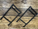 アイアンラック 2個セット 幅275mm 高さ510mm (ショート) | アンティーク ヴィンテージ ビンテージ diy 木材 アメリカン 家具