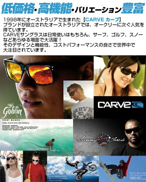 サングラス メンズ CARVE カーブ アイウェア 紫外線 UVカット スポーツ ドライブ おしゃれ CARVE SUBLIME Matte Blk/Blue Iridium【希望小売価格の10%OFF】