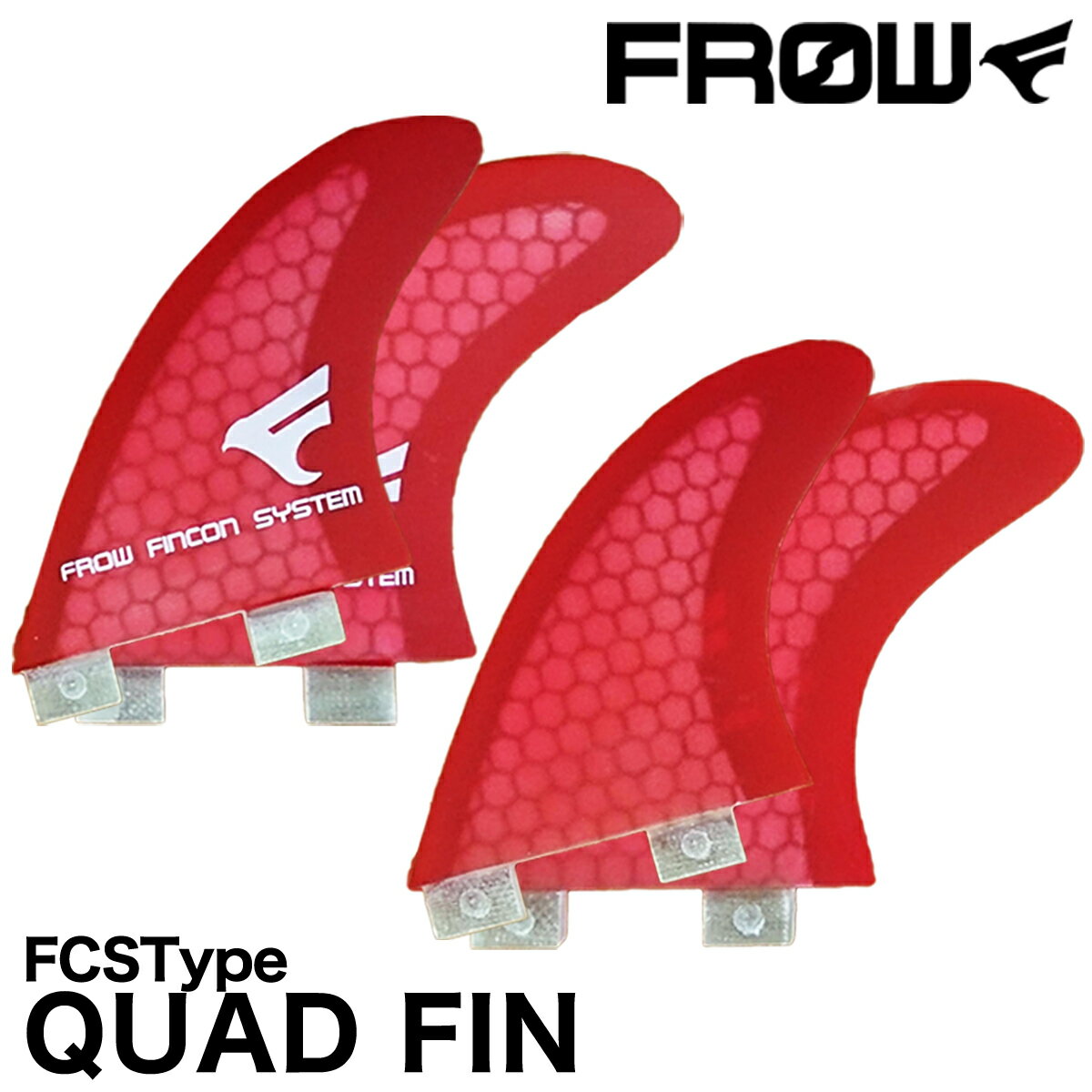 FROW ե ϥ˥ॳ  ե å åɥե FCSե FIN QUAD FCS ȥեå 硼ȥܡ ޥåȻž夲 å RED ե եܡ SURFING SURFBOARD ޥ󥹥ݡ  ƥӥƥ 鿴 ӥʡ