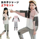 スポーツウェア トレーナー ジュニア 女の子 長ズボン パーカ トレーニングウェア長袖 セットアップ 2点 スウェット 上下セット