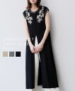 \週末限定♪/店内全品★15%OFF★5/19(月)9:59迄 【再入荷!!】 コード刺繍2wayジレワンピ ジレ レディース buab0034 ワンピ 春夏 ...