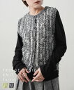 \週末限定♪/店内全品★15%OFF★5/19(月)9:59迄 ミックスカラーフリンジベスト ベスト レディース buab0041 春夏 ブラック グリーン F...